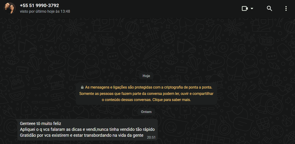 Depoimento da Daiane